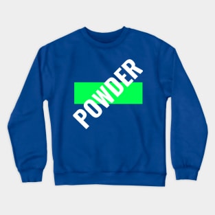 Skiing Powder Crewneck Sweatshirt